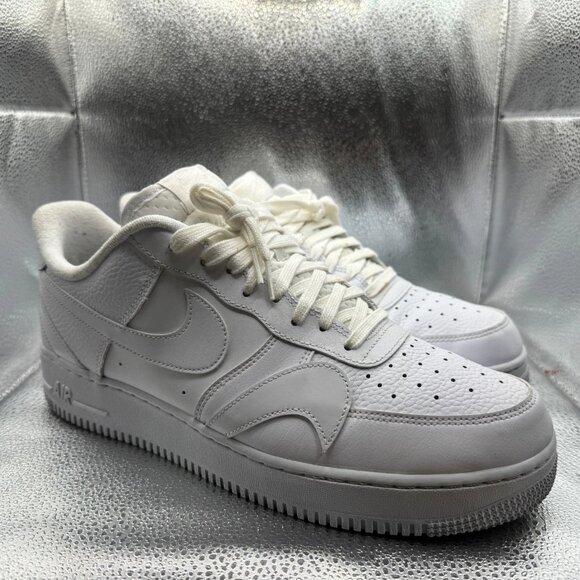 Nike Other - Size 12 Nike Air Force 1 Low LV8 White Blanc Mens Athletic Sneaker CK7214-100